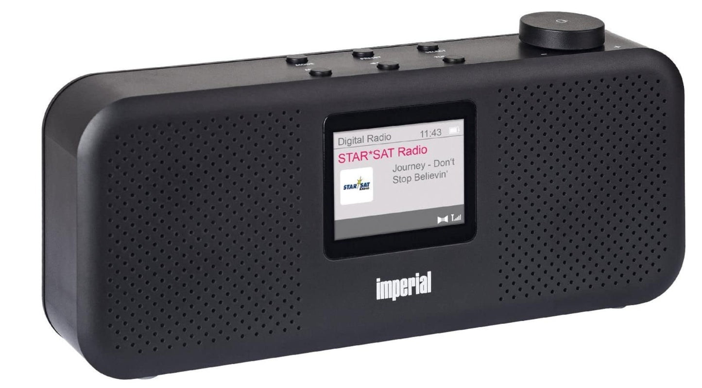 Imperial DABMAN 16 DAB+ Digitalradio schwarz kompakt mit Bluetooth AUX USB FM